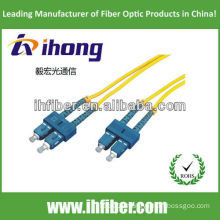 SC Singlemode Duplex Fiber Optic Patch Cord manufacturer with high quality